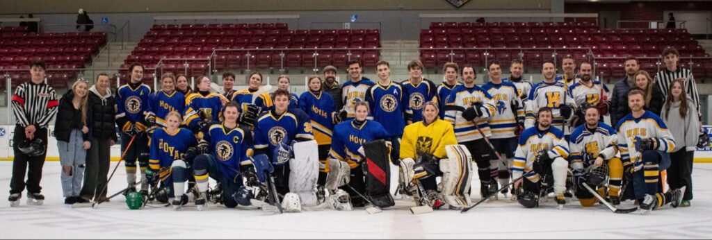 Huntsville High School hosts annual staff vs students hockey game